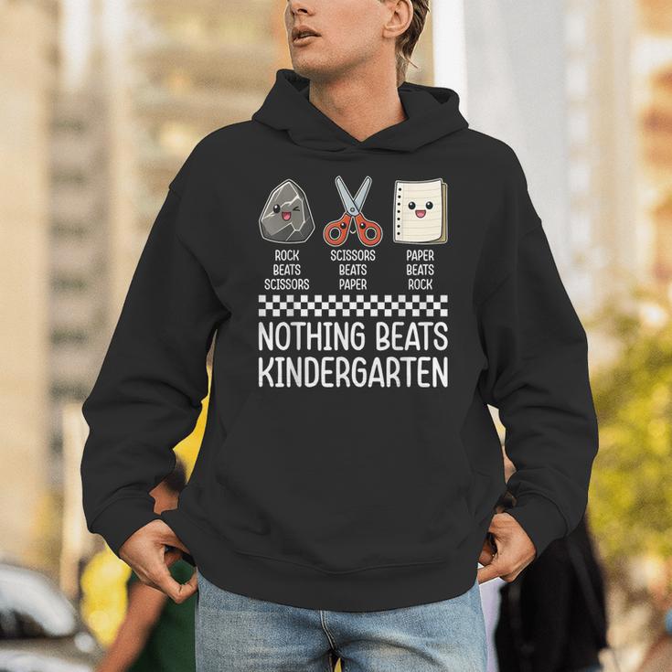 Nothing Beats Kindergarten Back To School Kids Teacher Unisex Hoodie, funny gift