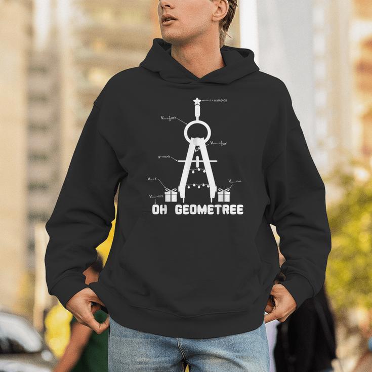 Oh Geometree Math Teacher Geometry Christmas Tree For Men Women Kids Unisex Hoodie, funny gift