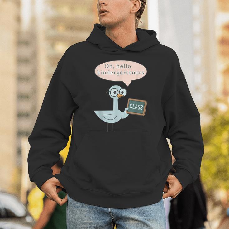 Oh Hello Kindergarteners Shirt Cute Pigeon Teacher Tee Unisex Hoodie, funny gift Oh Hello Kindergarteners Shirt Cute Pigeon Teacher Tee Unisex Hoodie, funny gift