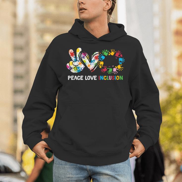 Peace Love Inclusion Sped Squad Special-Ed Teacher Daycare Unisex Hoodie, funny gift Peace Love Inclusion Sped Squad Special-Ed Teacher Daycare Unisex Hoodie, funny gift