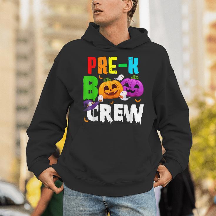 Pre K Boo Crew Halloween Costume Teachers Kids Unisex Hoodie, funny gift