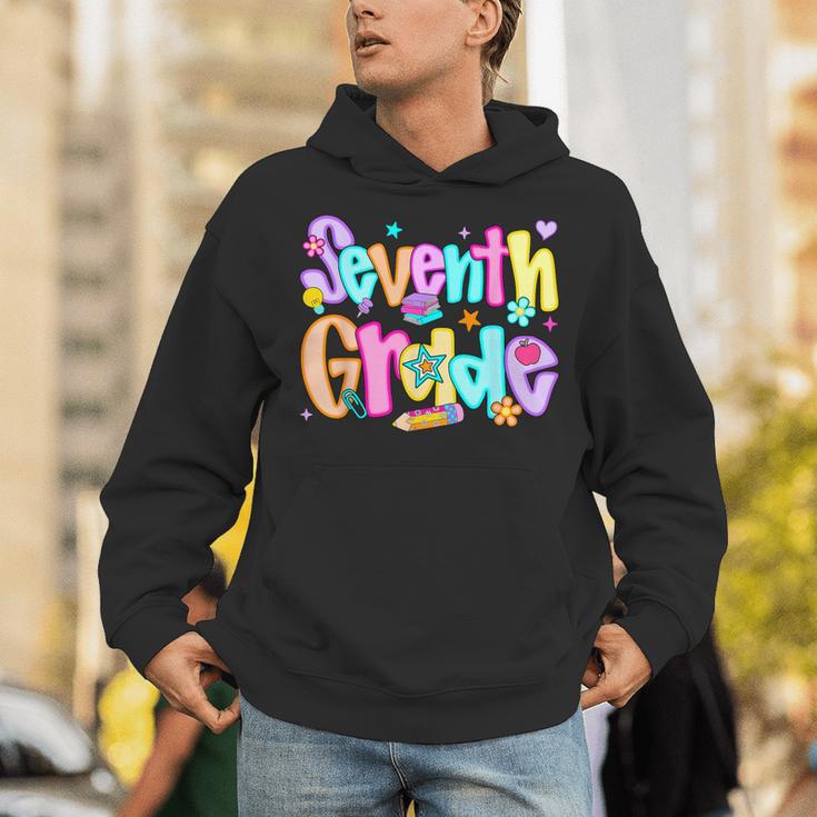Preppy Seventh Grade Back To School 7th Grade Teachers Girls Unisex Hoodie, funny gift Preppy Seventh Grade Back To School 7th Grade Teachers Girls Unisex Hoodie, funny gift