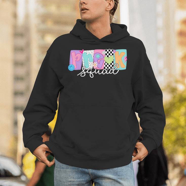 Preschool Squad Team Pre-K Crew Back To School Teacher Unisex Hoodie, funny gift