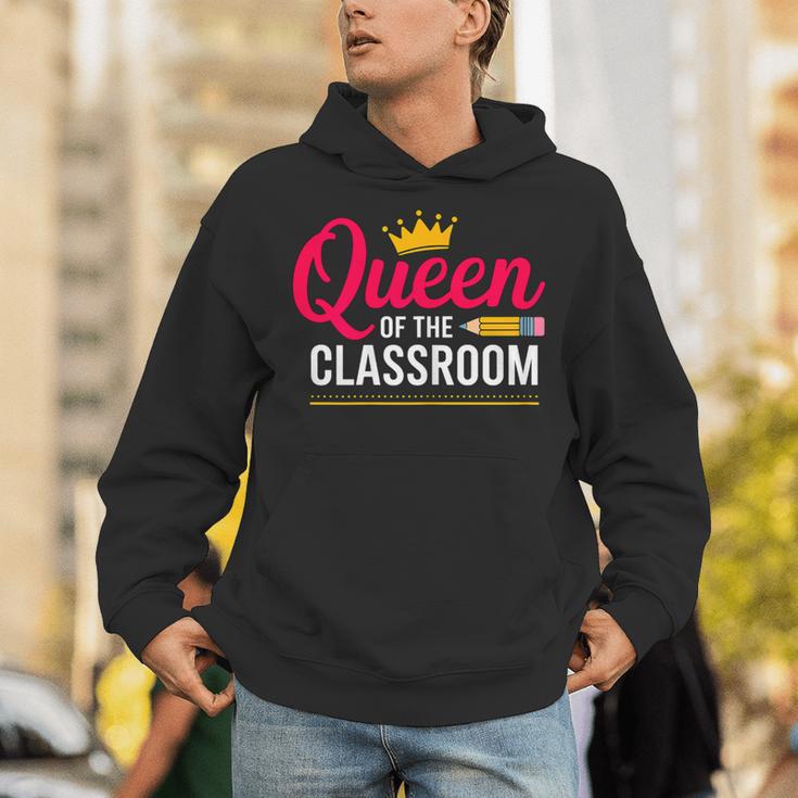 Queen Of The Classroom Teacher Unisex Hoodie, funny gift