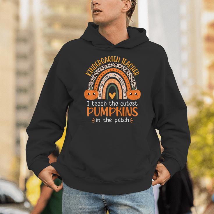 Rainbow I Teach The Cutest Pumpkins Kindergarten Teacher Men Women Unisex Hoodie, funny gift Rainbow I Teach The Cutest Pumpkins Kindergarten Teacher Men Women Unisex Hoodie, funny gift