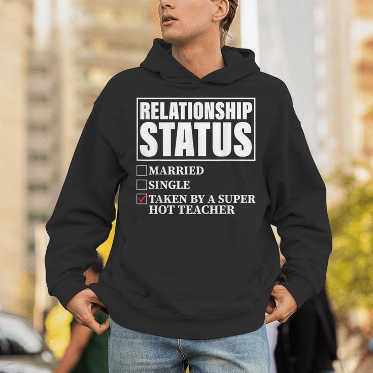Relationship Status Taken By Super Hot Teacher Unisex Hoodie, Super Teacher Hoodies, funny gift Relationship Status Taken By Super Hot Teacher Unisex Hoodie, Super Teacher Hoodies, funny gift