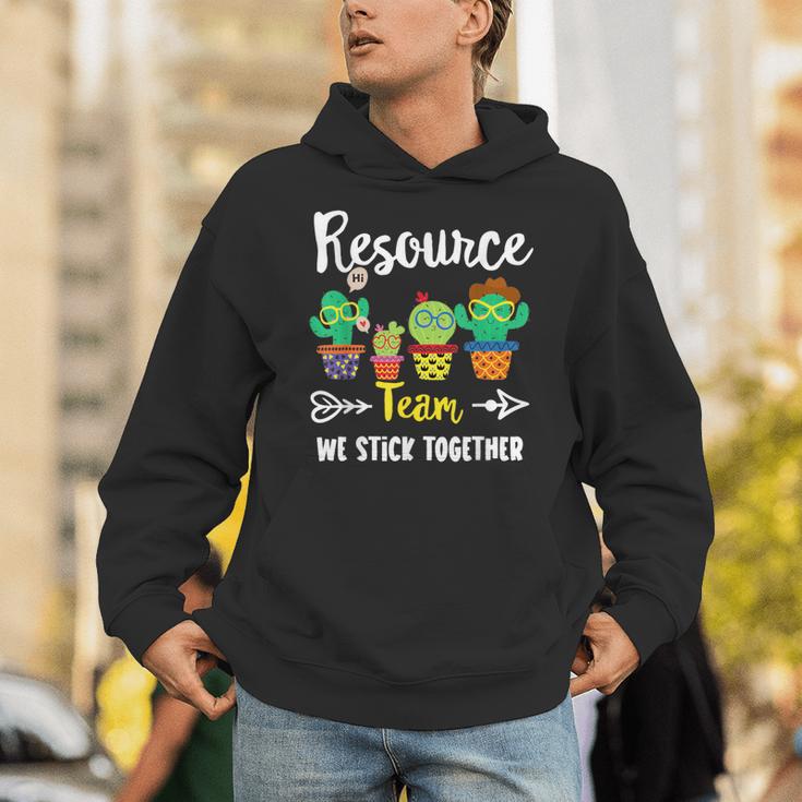 Resource Team Cactus Crew Resource Teacher Squad Unisex Hoodie, funny gift Resource Team Cactus Crew Resource Teacher Squad Unisex Hoodie, funny gift