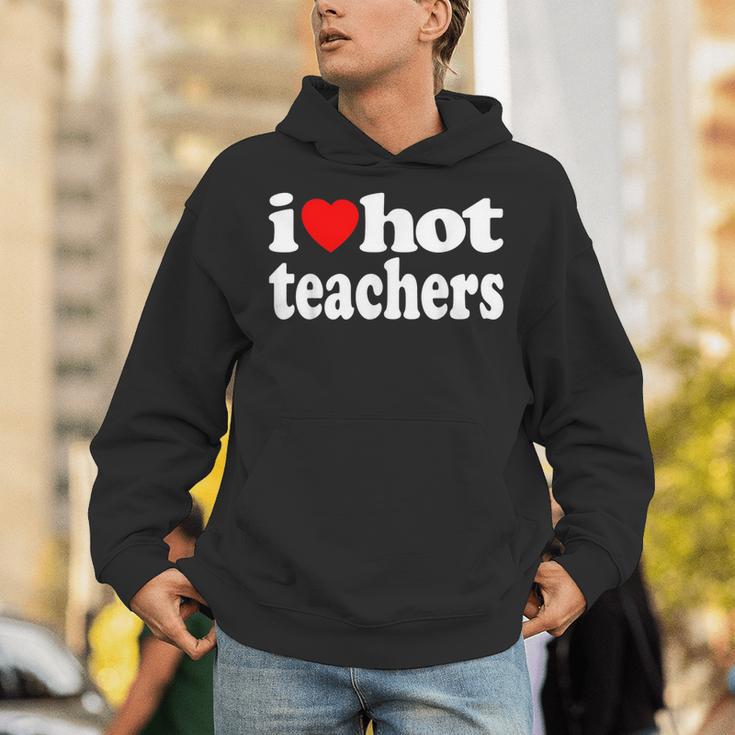 Retro I Love Hot Teachers Vintage I Heart Hot Teacher Men Women Girls Kids Unisex Hoodie, funny gift