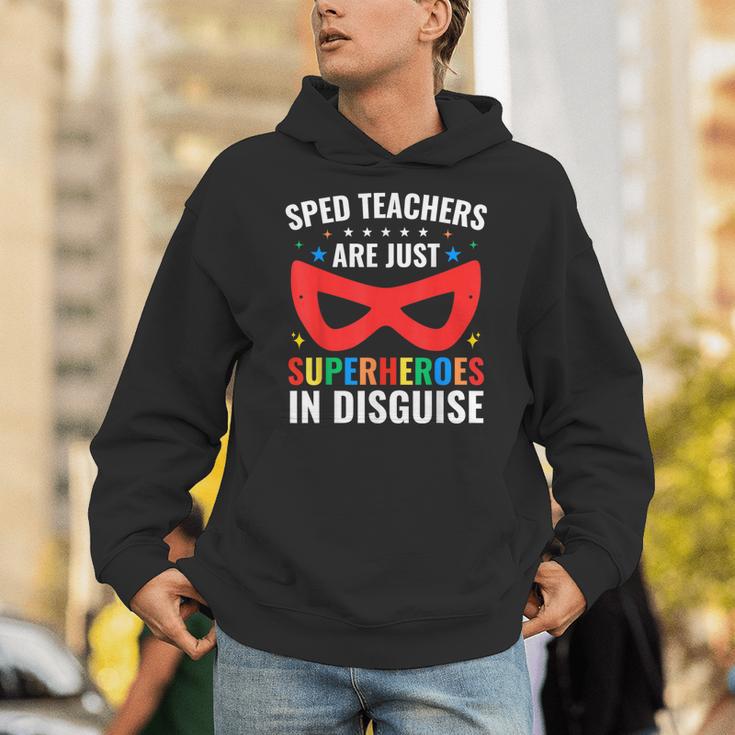 SPED Teacher Are Just Superheroes Disguise Special Education Unisex Hoodie, funny gift SPED Teacher Are Just Superheroes Disguise Special Education Unisex Hoodie, funny gift