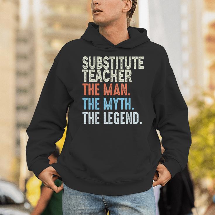 Substitute Teacher Man The Myth The Legend Appreciation Day Unisex Hoodie, funny gift Substitute Teacher Man The Myth The Legend Appreciation Day Unisex Hoodie, funny gift
