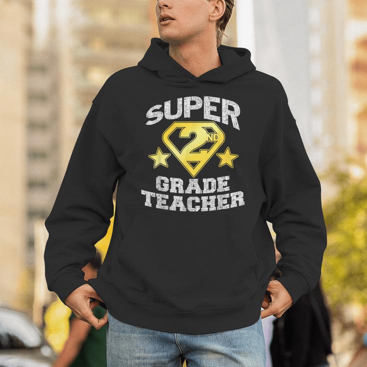 Super 2nd Grade Teacher Hero Unisex Hoodie, Super Teacher Hoodies, 2nd Grade Teacher Hoodies, funny gift