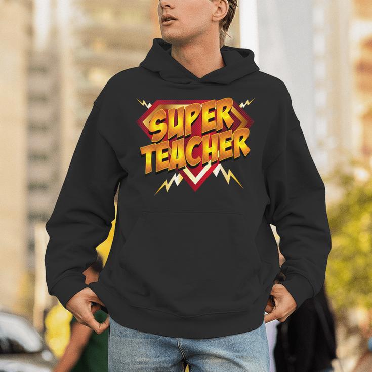 Super Teacher Superhero Back To School Teacher's Unisex Hoodie, Super Teacher Hoodies, funny gift