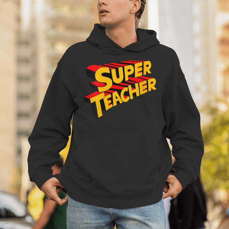Super Teacher SuperTeacher Unisex Hoodie, Super Teacher Hoodies, funny gift
