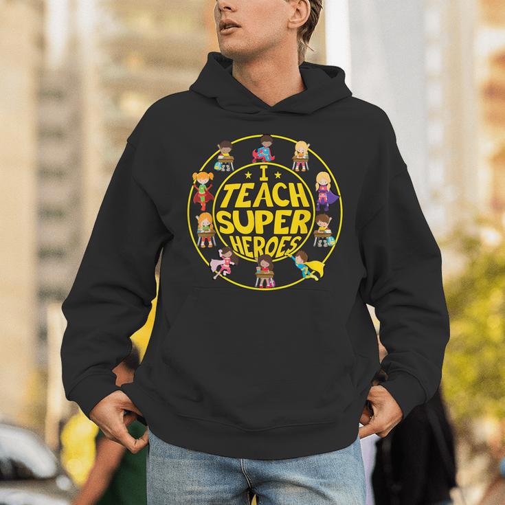 Superhero Teacher I Teach Super Heroes Unisex Hoodie, Super Teacher Hoodies, funny gift