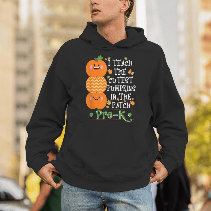 I Teach The Cutest Pumpkins In Patch Pre-K Halloween Teacher Unisex Hoodie, funny gift