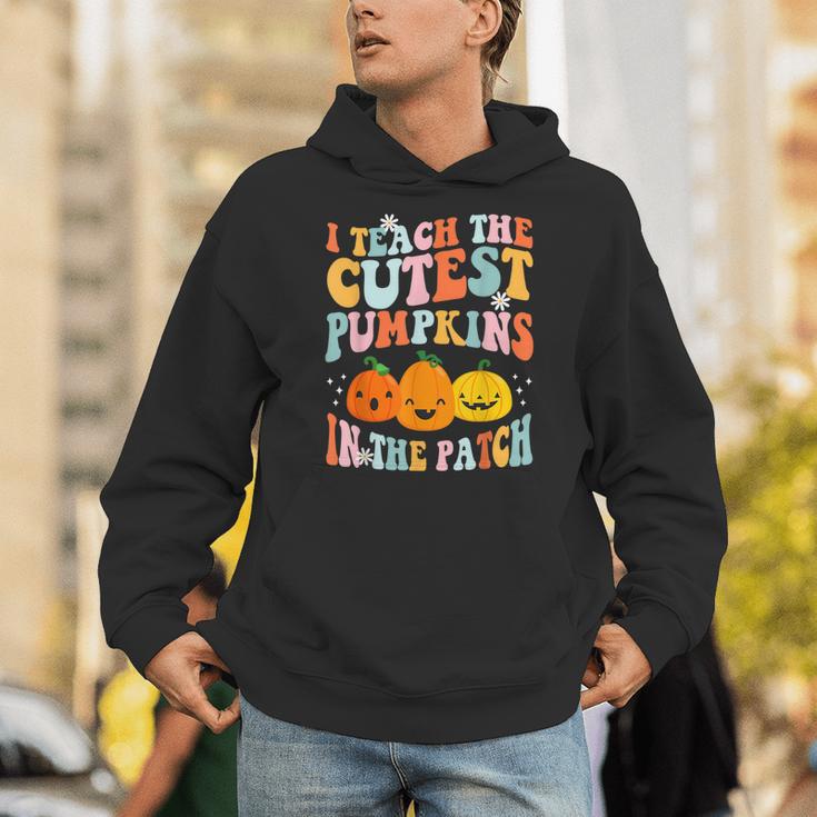 I Teach The Cutest Pumpkins In The Patch Teacher Unisex Hoodie, funny gift I Teach The Cutest Pumpkins In The Patch Teacher Unisex Hoodie, funny gift