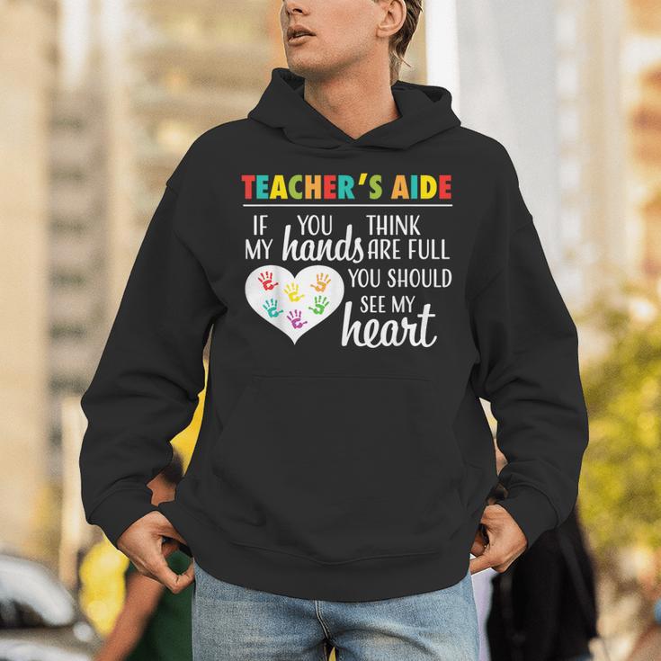 Teacher Aide Appreciation Cute Heart Tee For Women Unisex Hoodie, funny gift