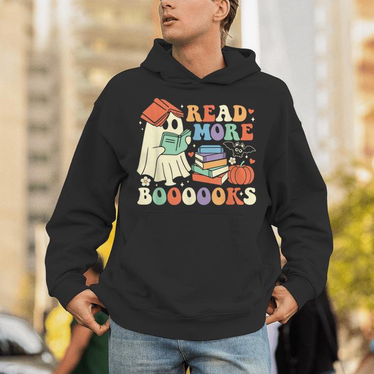 Teacher Halloween Cute Booooks Ghost Read More Books Unisex Hoodie, funny gift