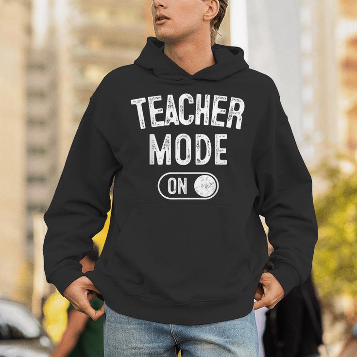 Teacher Mode On School Education Educator Unisex Hoodie, funny gift