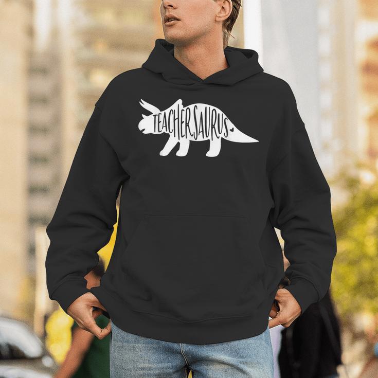 Teachersaurus Like A Normal Teacher Awesome Dinosaur Teacher Men Women Girls Kids Unisex Hoodie, funny gift