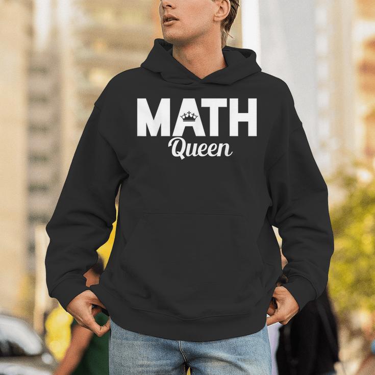 TeeArt Math Mathematics Queen Math Teacher Unisex Hoodie, funny gift