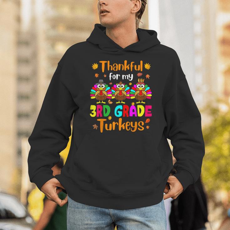 Thankful For My 3rd Grade Turkeys Thanksgiving Teacher Kids Unisex Hoodie, funny gift Thankful For My 3rd Grade Turkeys Thanksgiving Teacher Kids Unisex Hoodie, funny gift