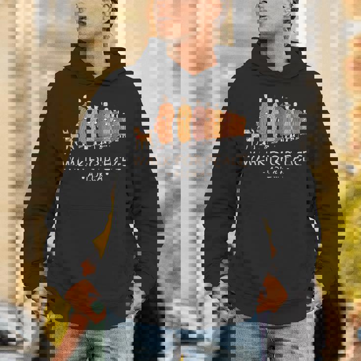 Walk For Peace Monks With Aloka Dog パーカー