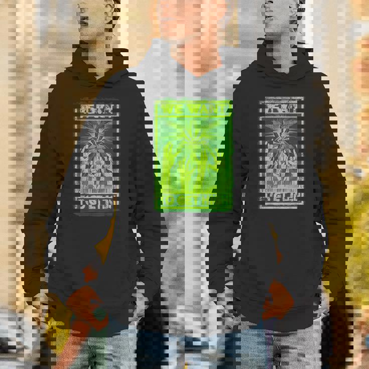 We Want To Get High マリファナウィードリーフシャツ パーカー