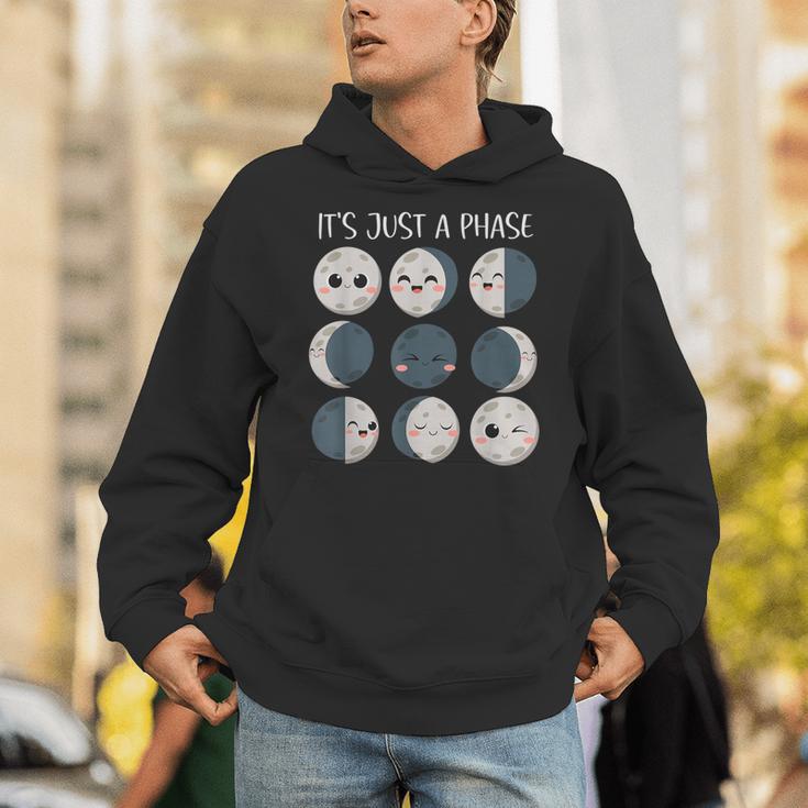 Women Science Teacher Moon Phases Scientist Back To School Unisex Hoodie, Science Teacher Hoodies, funny gift
