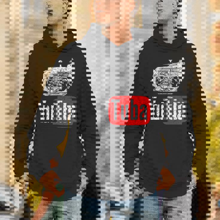 You Tuba 面白いマーチングバンド ヴィンテージ チューバ ユーフォニアム パーカー