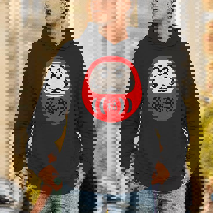 【だるま 福】面白い おもしろ 文字入り 開運グッズ 運気アップ 縁起物 ラッキー 和柄 ネタ ウケ狙い 日本 お土産 パーカー