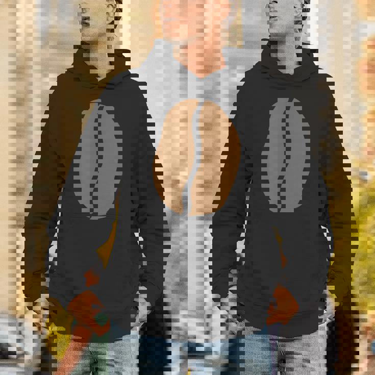 【コーヒー豆】珈琲 デザイン コーヒー柄 おもしろ 面白い 可愛い ネタ ウケ狙い シンプル 喫茶店 コーヒー好き 変な パーカー