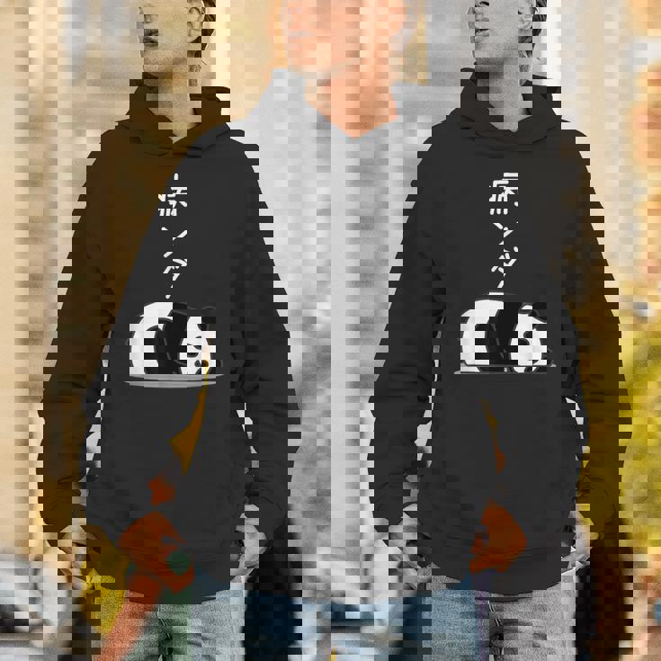 【病ンダ】豆腐メンタル パンダ 熊 ダジャレ おもしろ 面白い 可愛い ユーモア ギャグ ネタ ウケ狙い 笑える パーカー