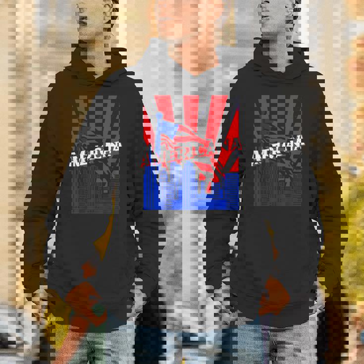 アメリカーナ、都市、旗、Bjj、柔術、Mma、ファイティング、ボックス。 パーカー