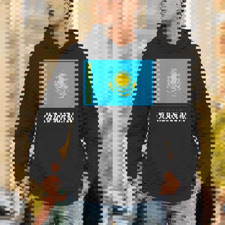 カザフスタン フラッグシャツ パーカー