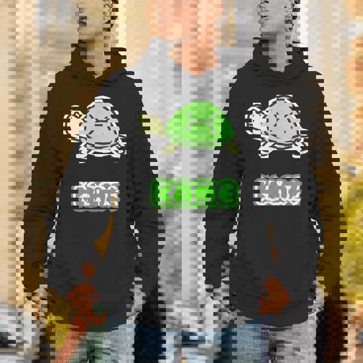 カメさん 亀《Kame》ミドリガメ【どうぶつフレンズ】水族館 ゆるくて かわいい キャラクター イラスト パーカー