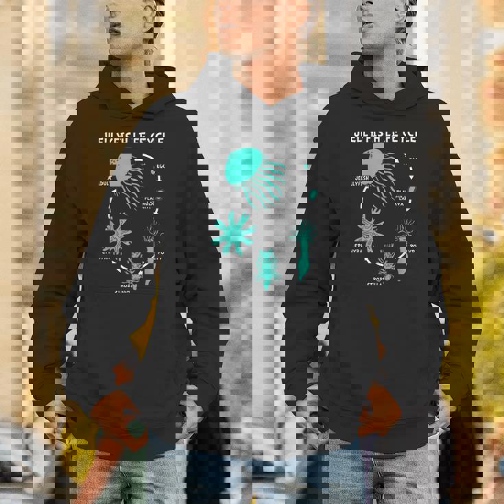 クラゲのライフサイクル パーカー