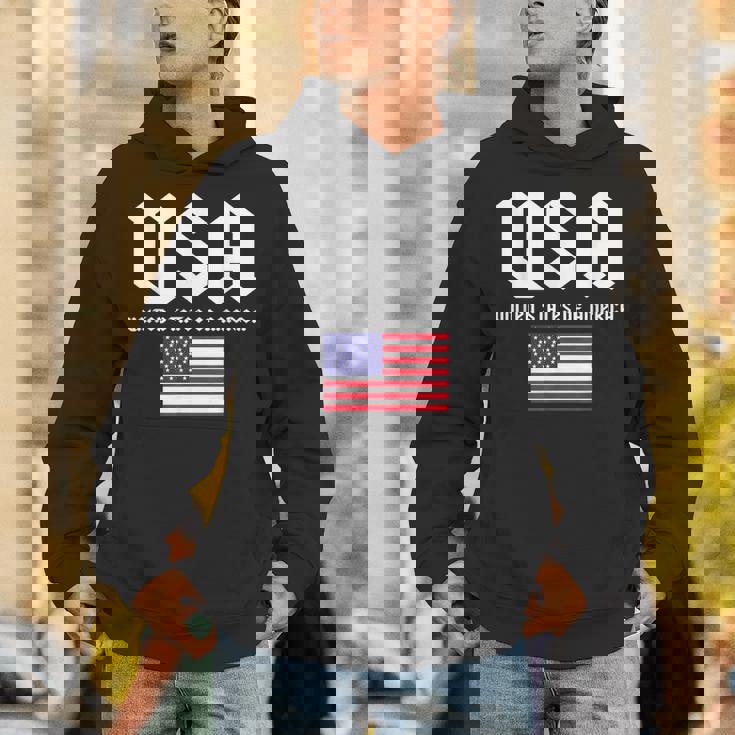 クールなアメリカ国旗グレートーンのイラストグラフィックデザイン。 パーカー