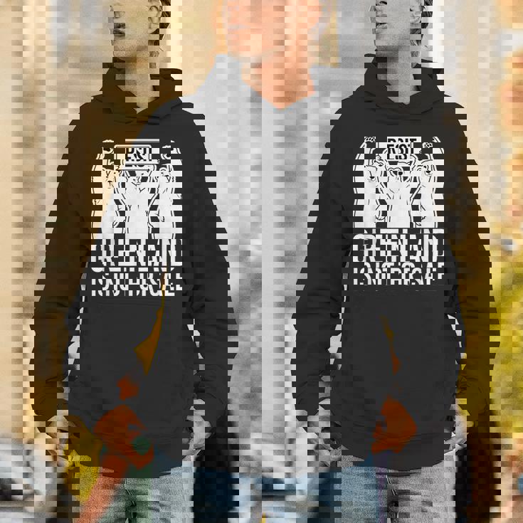 グリーンランドは非売品 シロクマ グリーンランド デンマーク パーカー