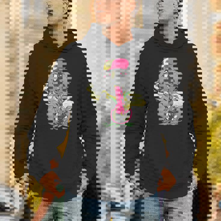 コアラ パンダ スモーキング ボング かわいい 面白い 漫画 パーカー