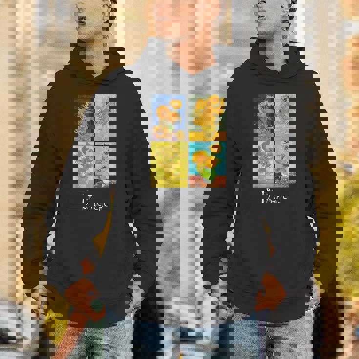 ゴッホの有名な芸術絵画 ひまわりvan Gogh パーカー