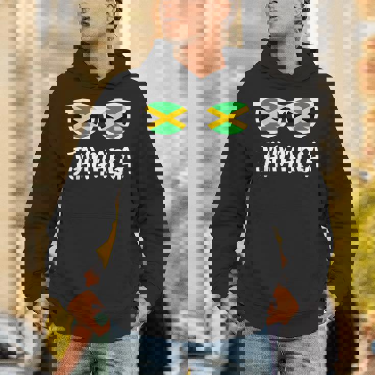 サングラス フラッグ ジャマイカ ジャマイカ 生まれ パーカー