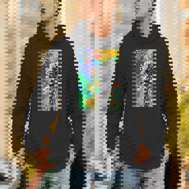 サンバダンサー ブラジル カーニバル リオデジャネイロ カラフル パーカー