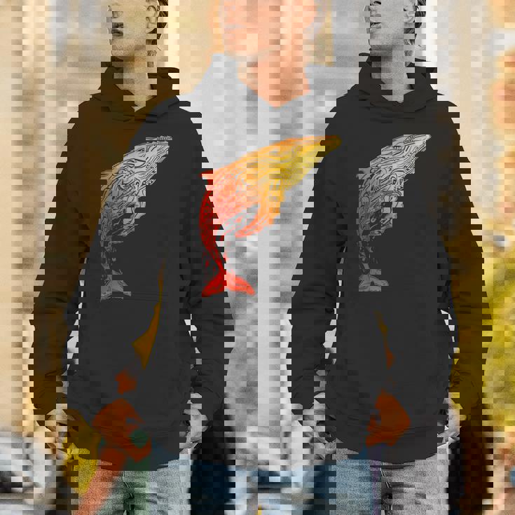 ザトウクジラ ネイティブ ハワイアン ハワイアン トライバル パーカー