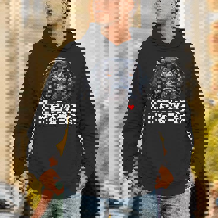 ザドッグママブラックラブラドールママレトリーバーマザードッグマミー 長袖tシャツ パーカー