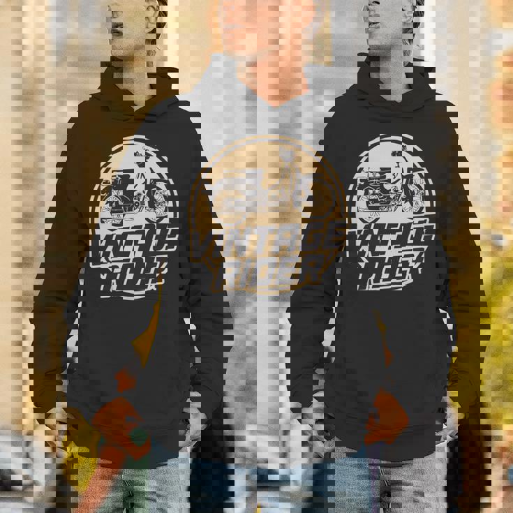 スーパーカブ C100 原付バイク ヴィンテージ ライダー レトロジャパン 長袖tシャツ パーカー