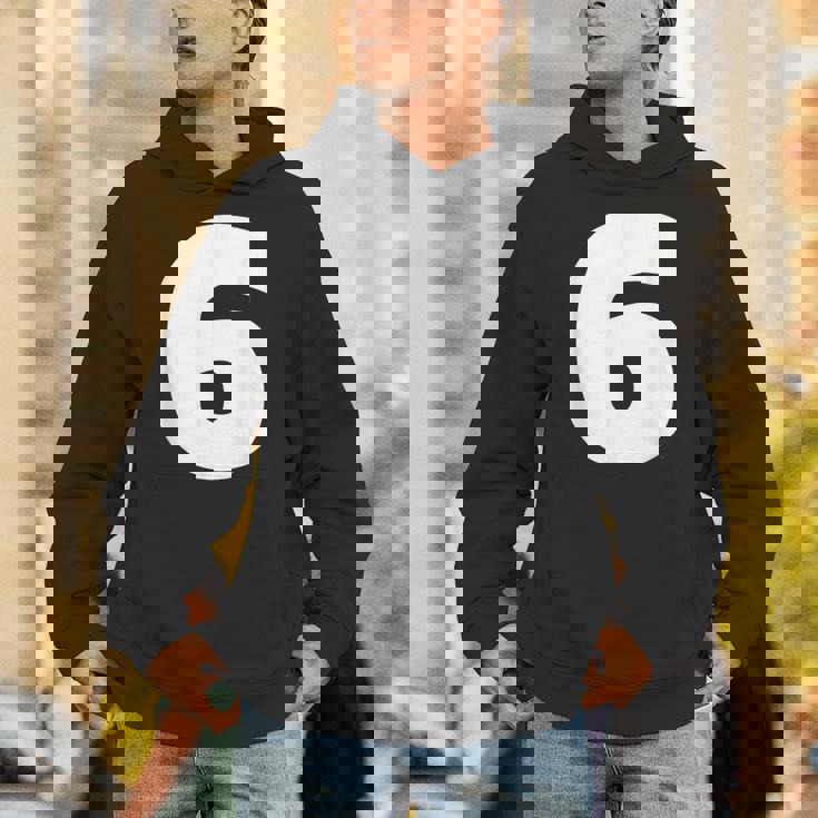 タイポグラフィ 太字表示 6番 数字 6 パーカー