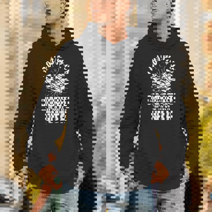 チョコレートはあきらめることができたけど禁煙者じゃない パーカー