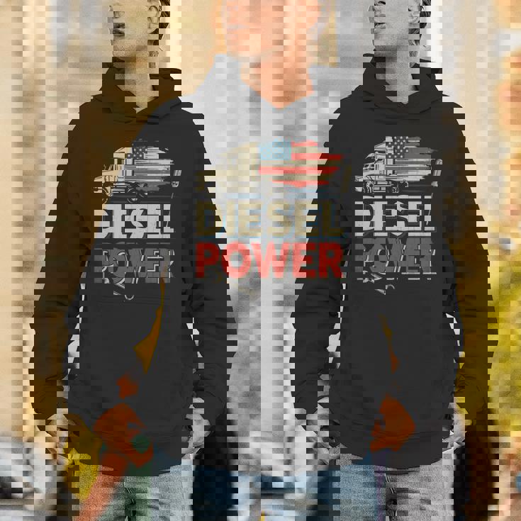 ディーゼルパワーシャツ ディーゼルトラックアクセサリー ディーゼル整備士 長袖tシャツ パーカー