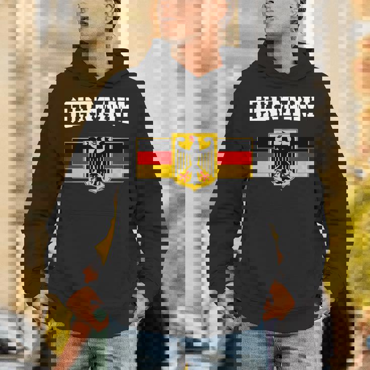 ドイツの国旗 ドイツの国章 長袖tシャツ パーカー
